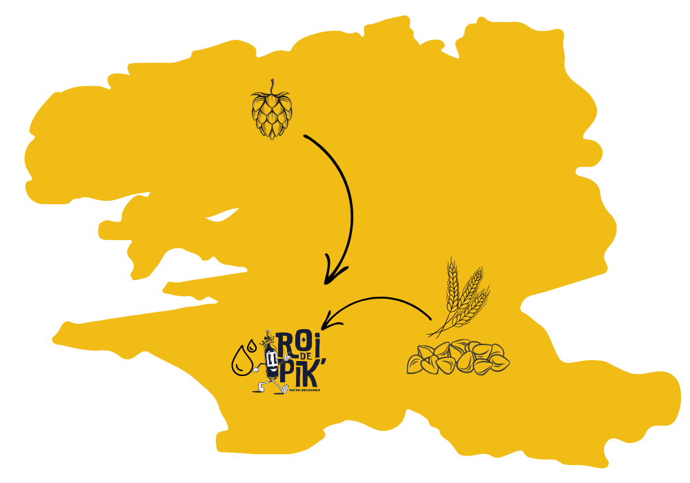 Une bière bretonne avec des ingrédients 100% locaux, logique non ?