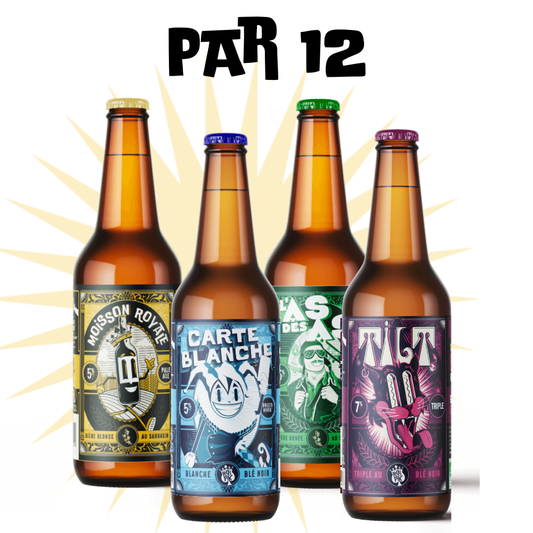 Pack de 12 Gamme complète 33cl